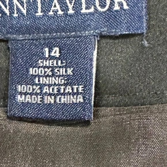 Ann Taylor 100%Silk - Picture 6 of 6